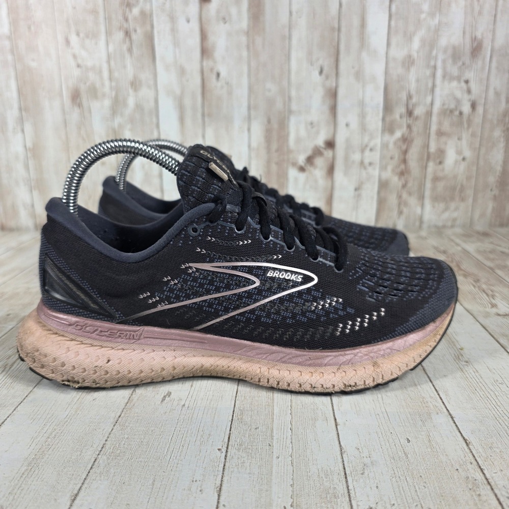 Brooks‎ Glycerin 19 Women's Running Shoes Black Rose Gold Size 8.5